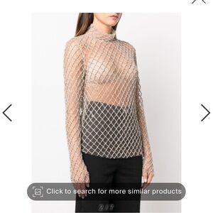 Isabel marant rhinestone turtleneck